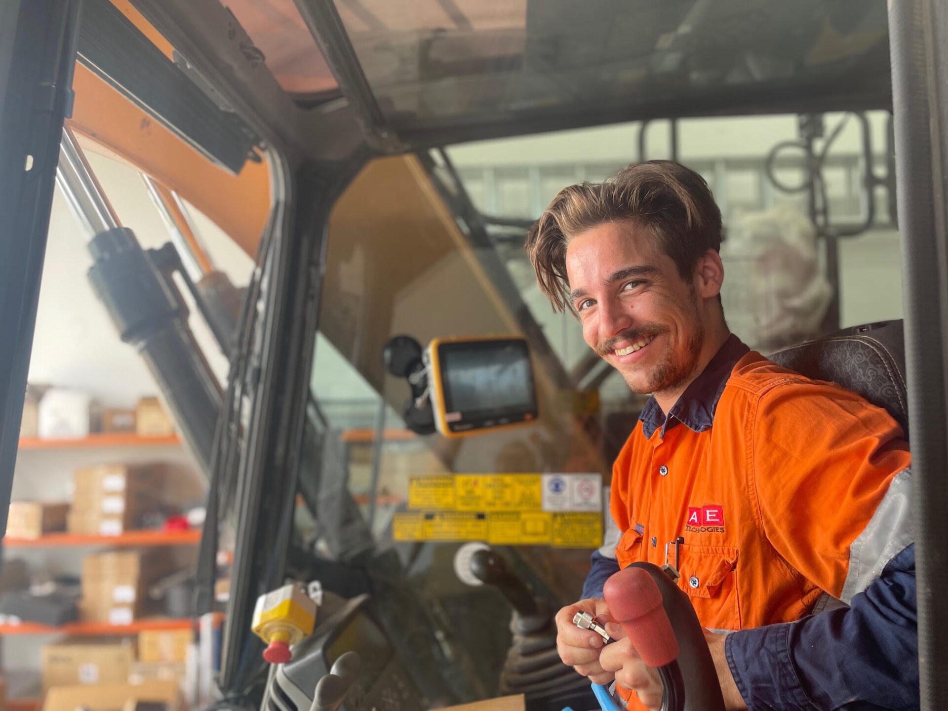 Excavator GPS System Installation Hunter Valley