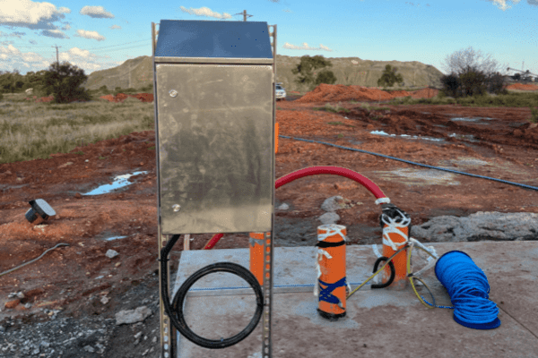 ADSS Fibre Installation To 66KV Overhead Power Lines At Copper Mine