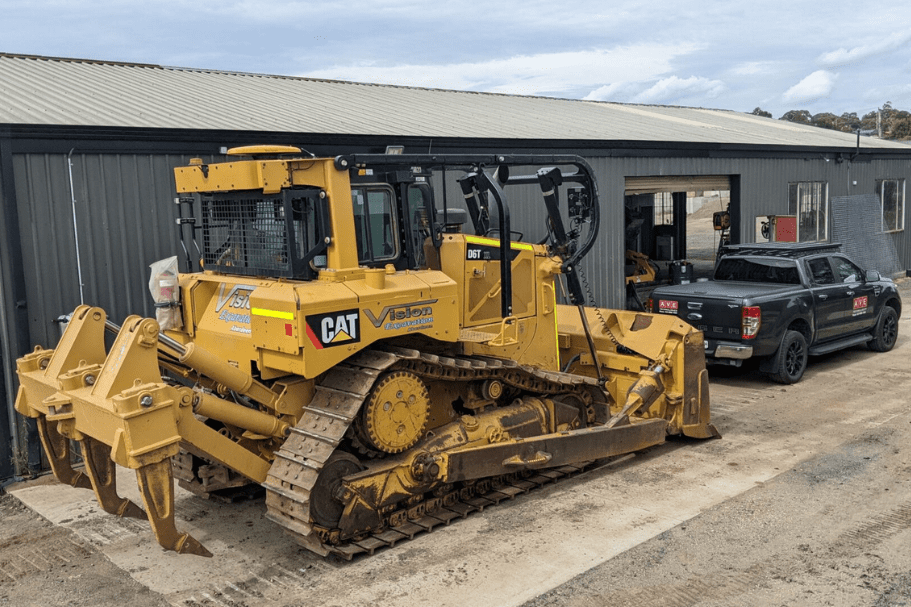 GradeMetrix Dozer site control and guidance positioning system